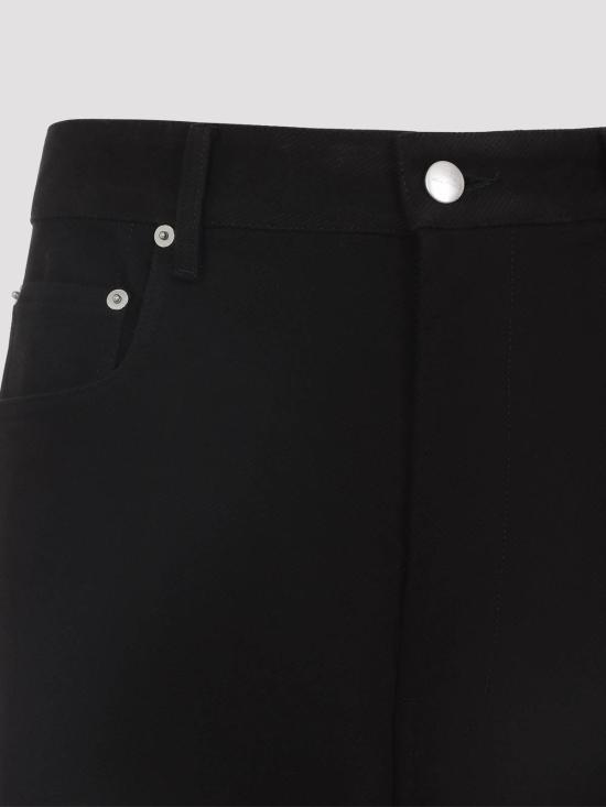  릭 오웬스 스트레이트 팬츠 RU02E1333TB09 Black - RICK OWENS