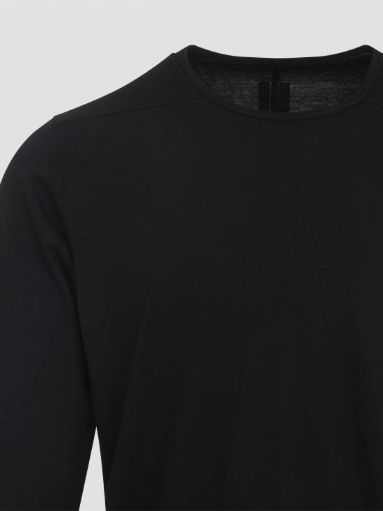 25FW 릭 오웬스 긴팔 티셔츠 DU02E7260RN09 Black - RICK OWENS