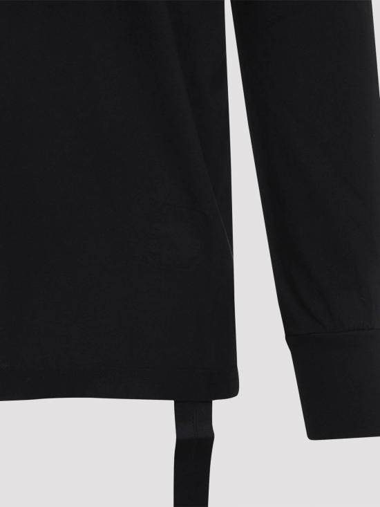25FW 릭 오웬스 긴팔 티셔츠 DU02E7260RN09 Black - RICK OWENS