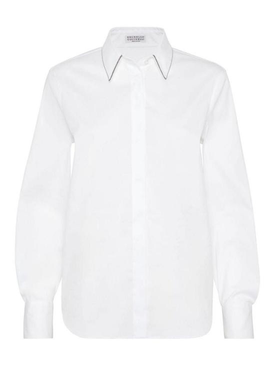 26SS 브루넬로 쿠치넬리 모닐리 셔츠 M0091MA606C159 White
