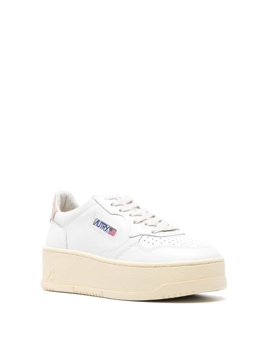 25FW 오트리 메달리스트 플랫폼 스니커즈 PTLWLL80 White - AUTRY