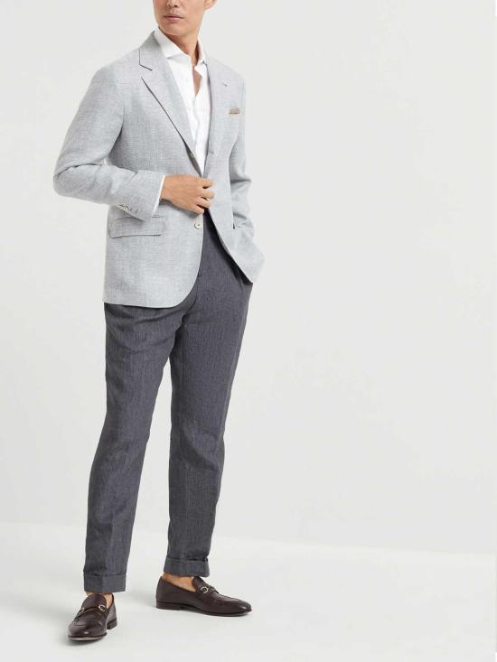 26SS 브루넬로 쿠치넬리 이지 핏 셔츠 MM6840627C001 - BRUNELLO CUCINELLI