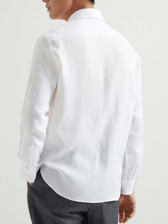 26SS 브루넬로 쿠치넬리 이지 핏 셔츠 MM6840627C001 - BRUNELLO CUCINELLI