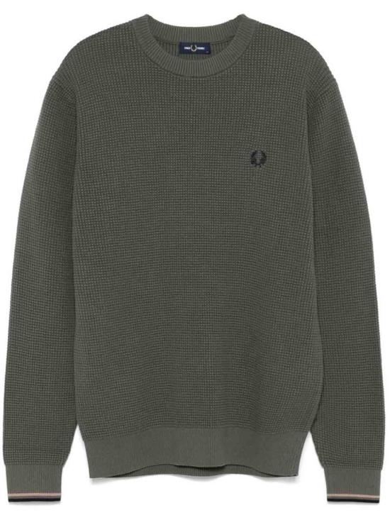  프레드페리 스웨터 K6507638 Green - FRED PERRY
