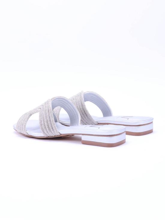  알바노 뮬/슬리퍼 AV6737ARGENTO Silver - ALBANO