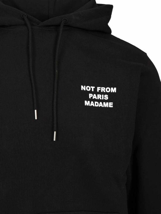 26SS 드롤드무슈 후드 티셔츠 PERMHO162CO127BL Black - DROLE DE MONSIEUR