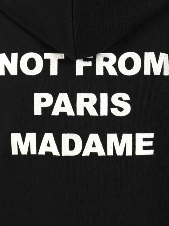 26SS 드롤드무슈 후드 티셔츠 PERMHO162CO127BL Black - DROLE DE MONSIEUR