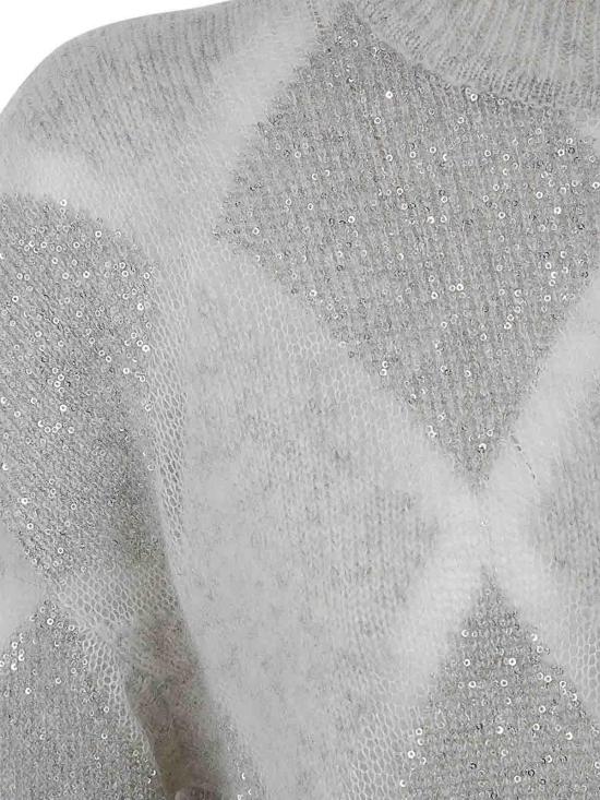 25FW 브루넬로 쿠치넬리 터틀넥 MCM518803CXL37 Grey - BRUNELLO CUCINELLI