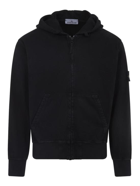  스톤 아일랜드 후드 티셔츠 K2S156100017S0184V0129 Black