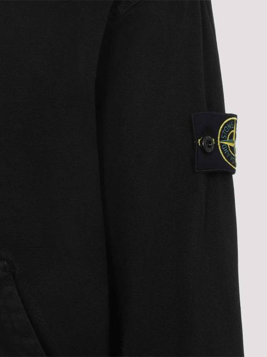  스톤 아일랜드 후드 티셔츠 K2S156100017S0184V0129 Black - STONE ISLAND