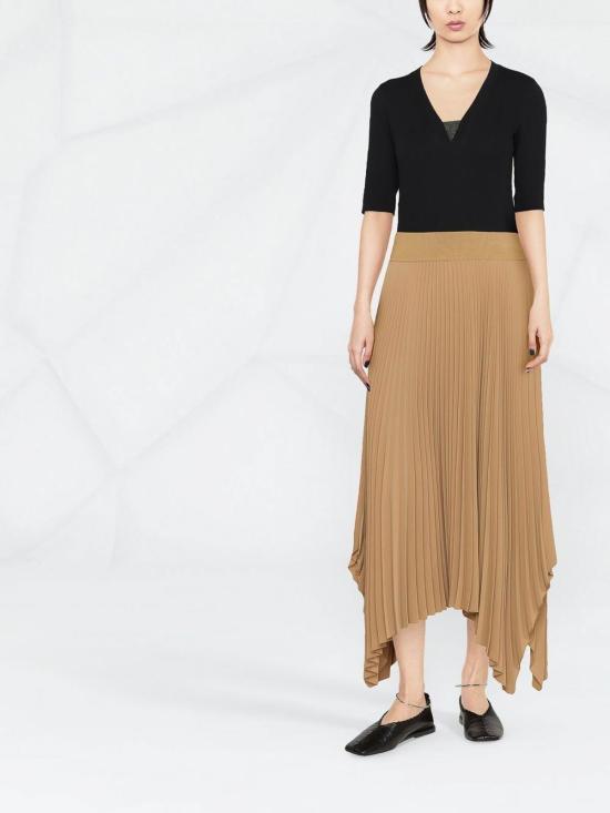 26SS 브루넬로 쿠치넬리 코튼 브이넥 티셔츠 M0TC8EL692C101 Black - BRUNELLO CUCINELLI