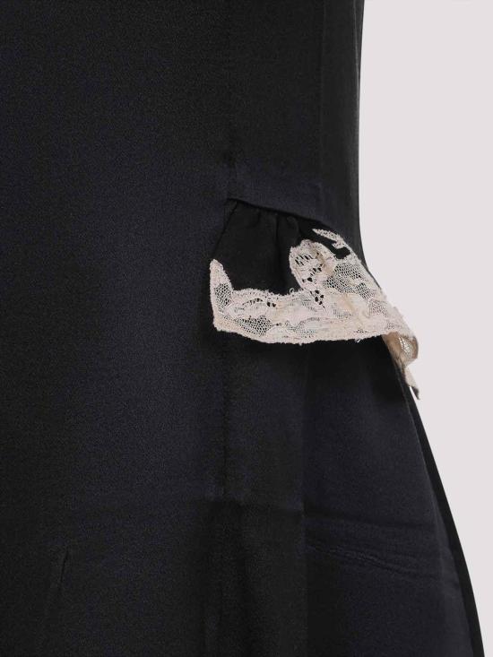  프라다 미디 원피스 P3Q32SOOO170QF0002 Black - PRADA