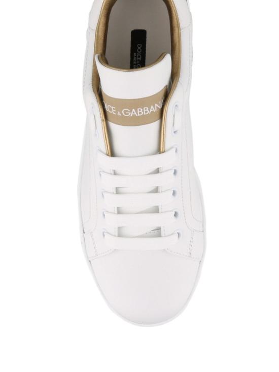 26SS 돌체앤가바나 카프스킨 나파 포르토피노 스니커즈 CK1544AX6158L315 White - DOLCE & GABBANA