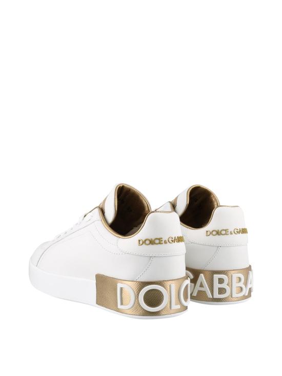 26SS 돌체앤가바나 카프스킨 나파 포르토피노 스니커즈 CK1544AX6158L315 White - DOLCE & GABBANA