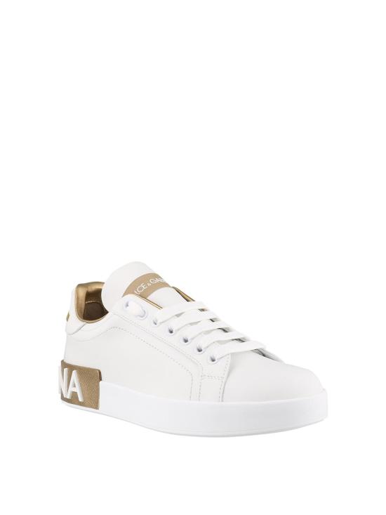26SS 돌체앤가바나 카프스킨 나파 포르토피노 스니커즈 CK1544AX6158L315 White - DOLCE & GABBANA