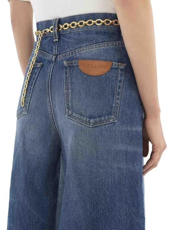 25SS 끌로에 데님 스커트 CH25SDS02158476 Blue - CHLOE