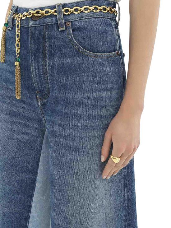  끌로에 데님 스커트 CH25SDS02158476 Blue - CHLOE