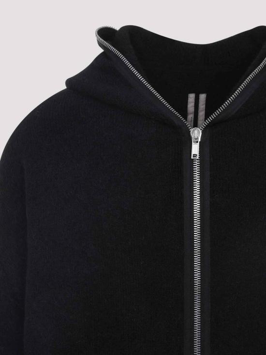  릭 오웬스 후드 티셔츠 RR02E1687KWP09 Black - RICK OWENS