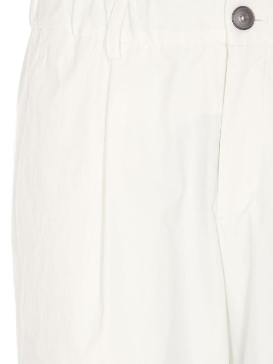 25FW 에르노 스트레이트 팬츠 PT000015U125311100 White - HERNO