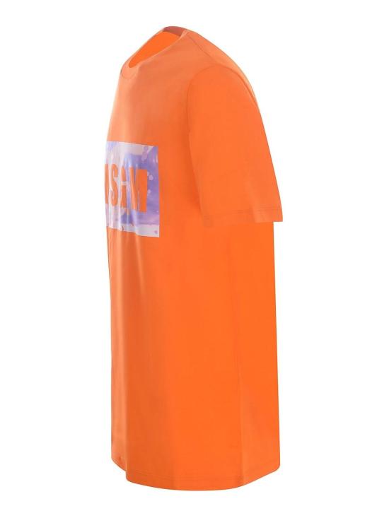 24FW 엠에스지엠 반팔 티셔츠 3640MM13824700210 Orange - MSGM