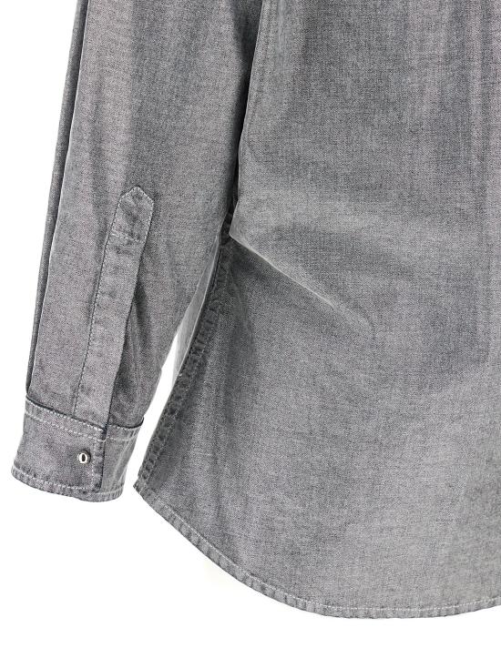 25FW 다크파크 블라우스 WSH04DFL020077 Silver - DARKPARK