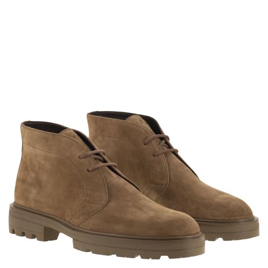 25FW 호간 부츠 HXM6730FN40BYE LIGHT BROWN - HOGAN