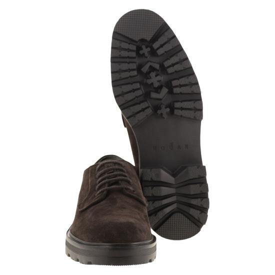 25FW 호간 드레스 슈즈 HXM6730FM80BYE DARK BROWN - HOGAN