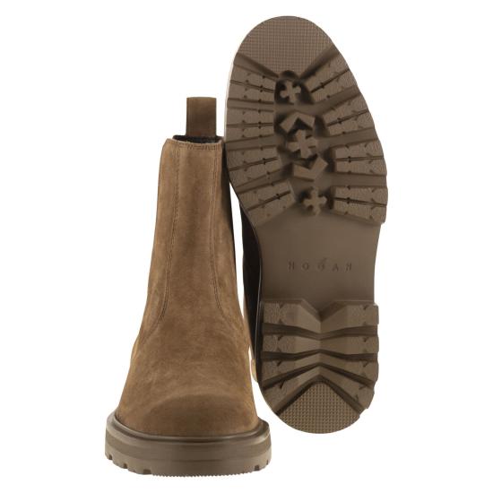 25FW 호간 부츠 HXM6730FM60BYE LIGHT BROWN - HOGAN