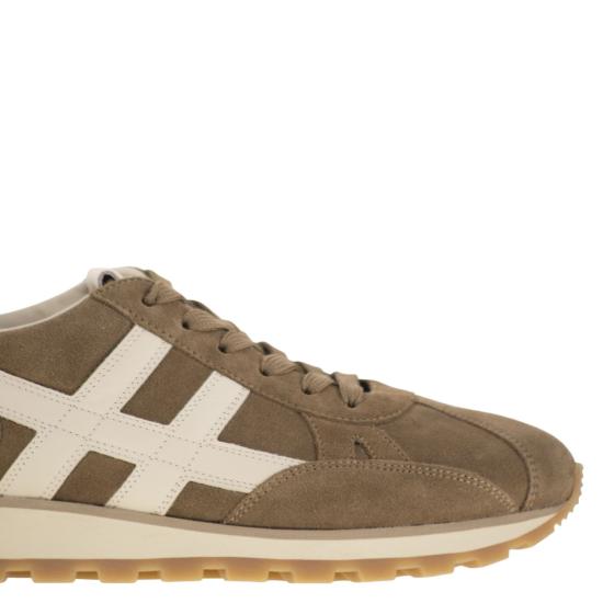 25FW 호간 스니커즈 HXM6710FP0IUHO BROWN - HOGAN