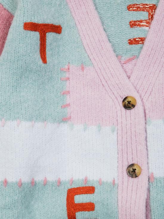 25FW [키즈] 스텔라 맥카트니 가디건 TX9A30 Z3367 999 AZZURRO - STELLA MCCARTNEY