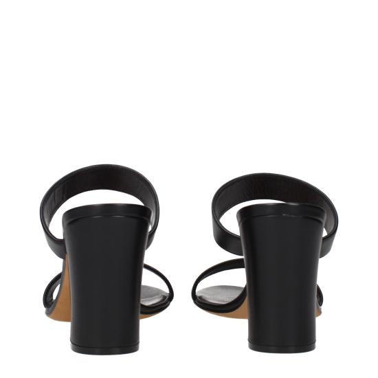 25SS 더로우 뮬/슬리퍼 F1595SL3BLK - THE ROW