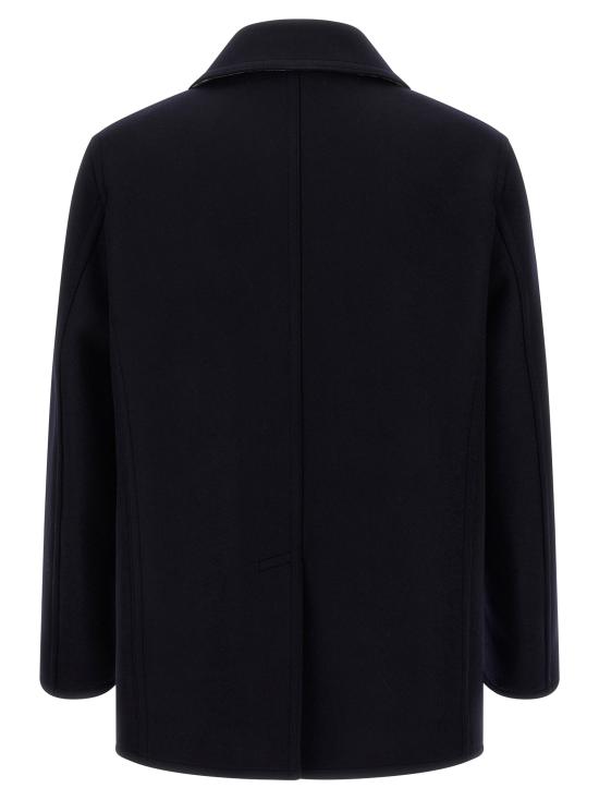 25FW 버버리 울 피코트 8115005NAVY - BURBERRY