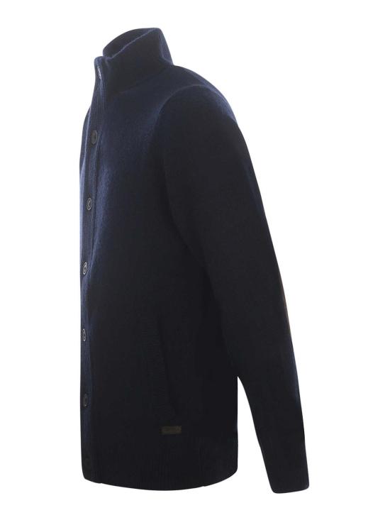 26FW 바버 스웨터 MKN0731NY91 BLUE - BARBOUR