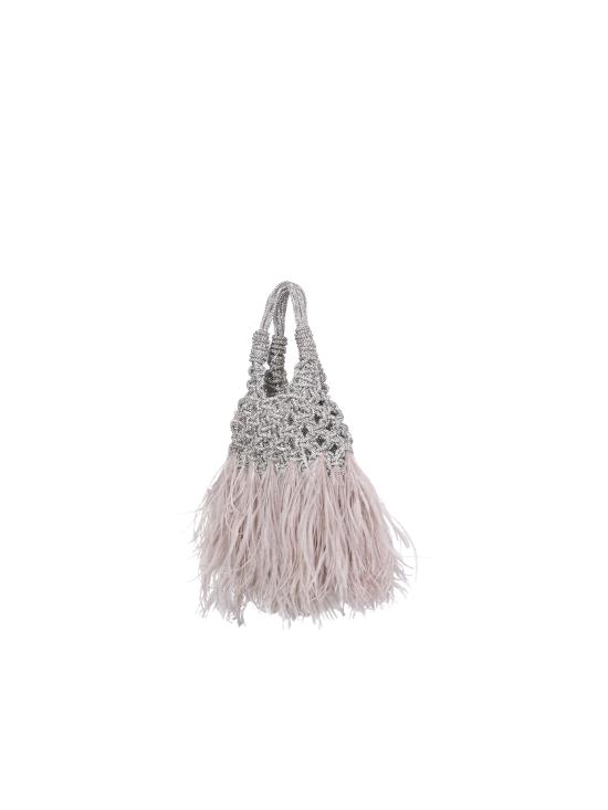 26FW 히보우라마 토트백 VANNIFIQUE MINI PLUME CRYSTAL Metallic - HIBOURAMA