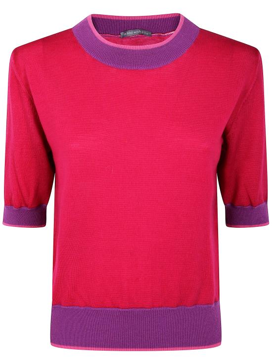 25FW 인베드위드유 스웨터 VB14U 001 RED