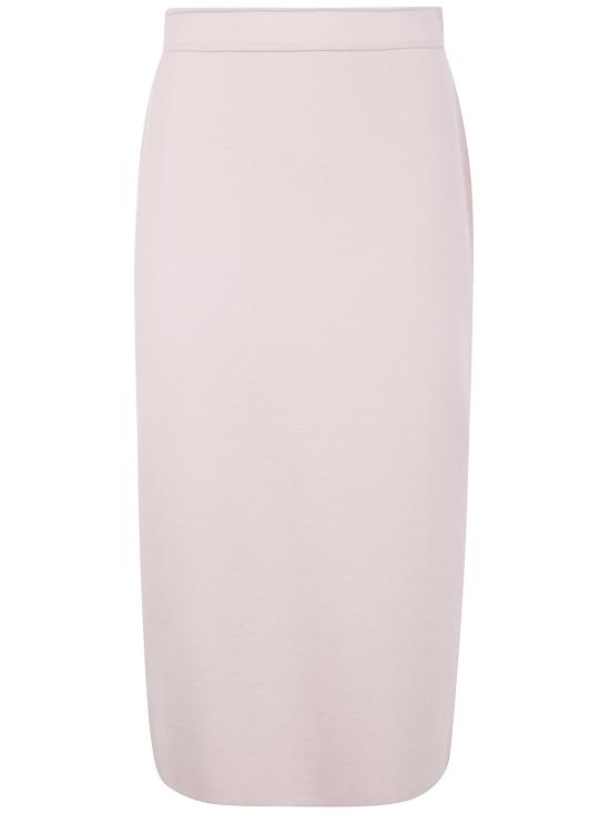 25FW 디익스테리어 미디 스커트 61334 4TALC WHITE