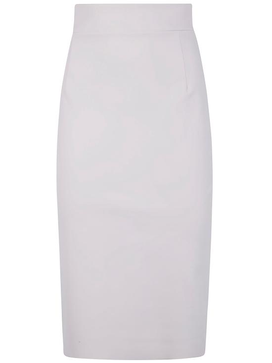 25FW 키아라보니 미디 스커트 GOLUMI19ESB 554 WHITE