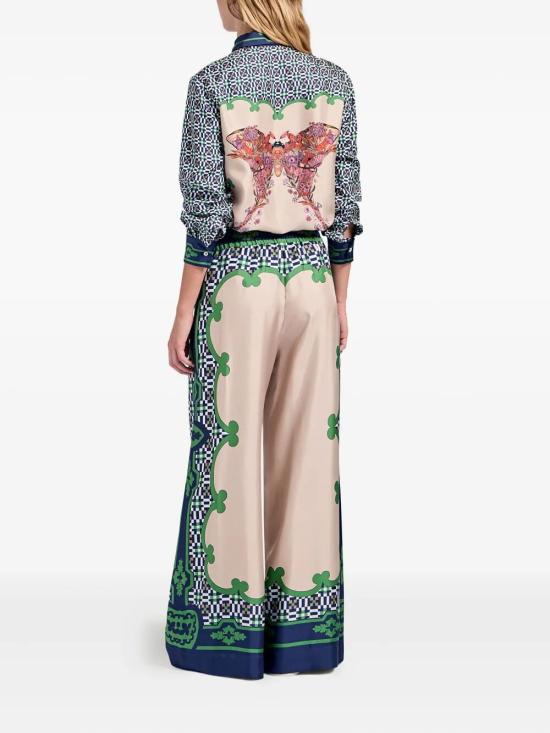 25FW 라 더블제이 스트레이트 팬츠 TRO0026SIL006MAR07 GR02 MULTICOLOUR - LA DOUBLEJ