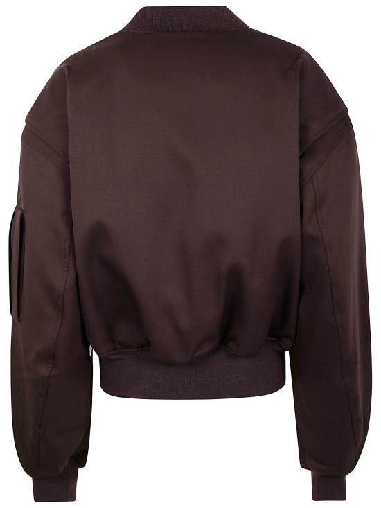 25FW 엔타이어 스튜디오 봄버 자켓 ESUW251048DB BROWN - ENTIRE STUDIOS