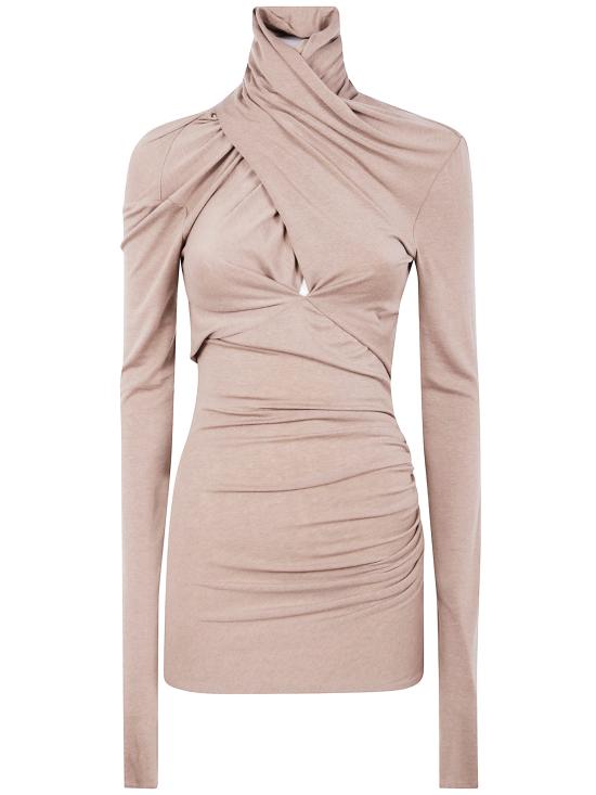 25FW 엔타이어 스튜디오 반팔 티셔츠 ESWW258024PS NUDE NEUTRALS