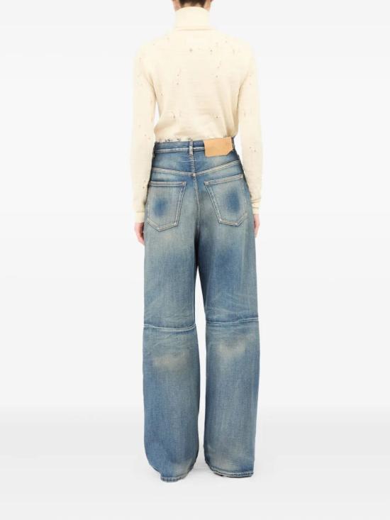 25FW MM6 메종마르지엘라 스트레이트 팬츠 S52LA0266M30017 962 BLUE - MM6 MAISON MARGIELA