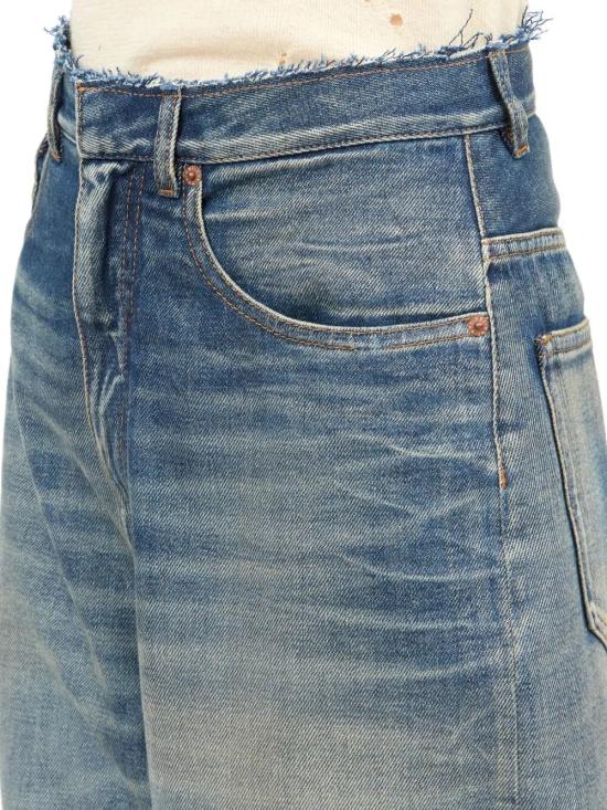 25FW MM6 메종마르지엘라 스트레이트 팬츠 S52LA0266M30017 962 BLUE - MM6 MAISON MARGIELA