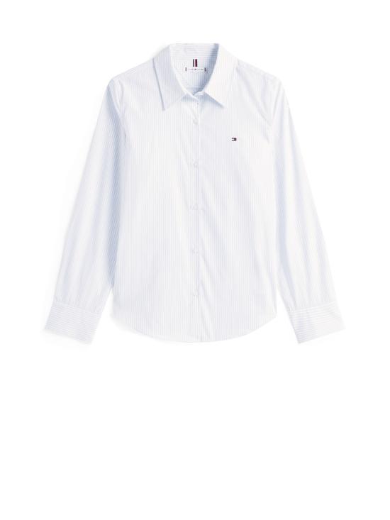 25FW 타미힐피거 셔츠 WW0WW471690Y6 CLASSIC ITHAKA STP BREEZY BLUE