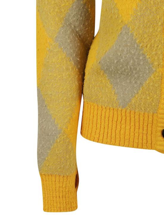  버버리 가디건 8077684 Yellow - BURBERRY