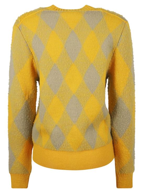  버버리 가디건 8077684 Yellow - BURBERRY