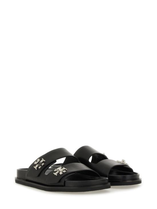 25FW 토리버치 뮬/슬리퍼 175640 006 Black - TORY BURCH