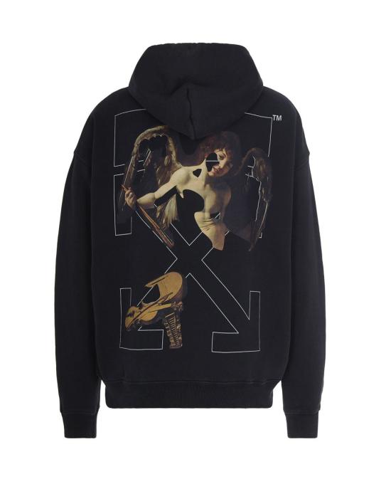 25FW 오프화이트 스웨터 OMBB085F25FLE0111301 VINTAGEBLACK - OFF WHITE