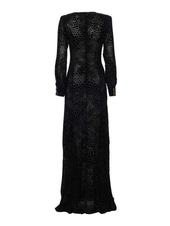 25FW 엘리자베타프랜치 롱 원피스 ABR4557E2 110 238332 Black - ELISABETTA FRANCHI