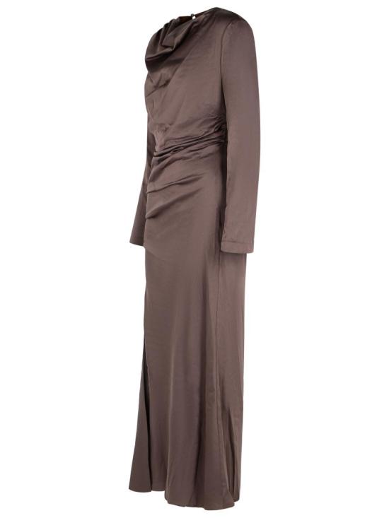 25FW 심카이 롱 원피스 525 1219 Q CHOCOLATE Brown - SIMKHAI