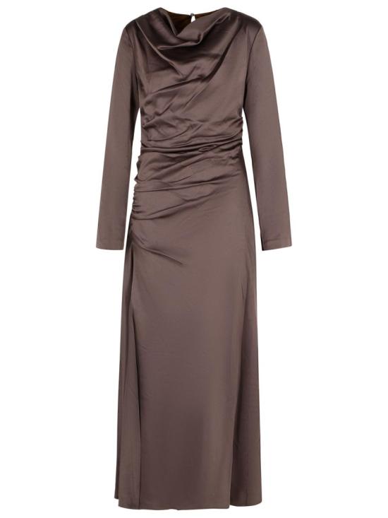 25FW 심카이 롱 원피스 525 1219 Q CHOCOLATE Brown